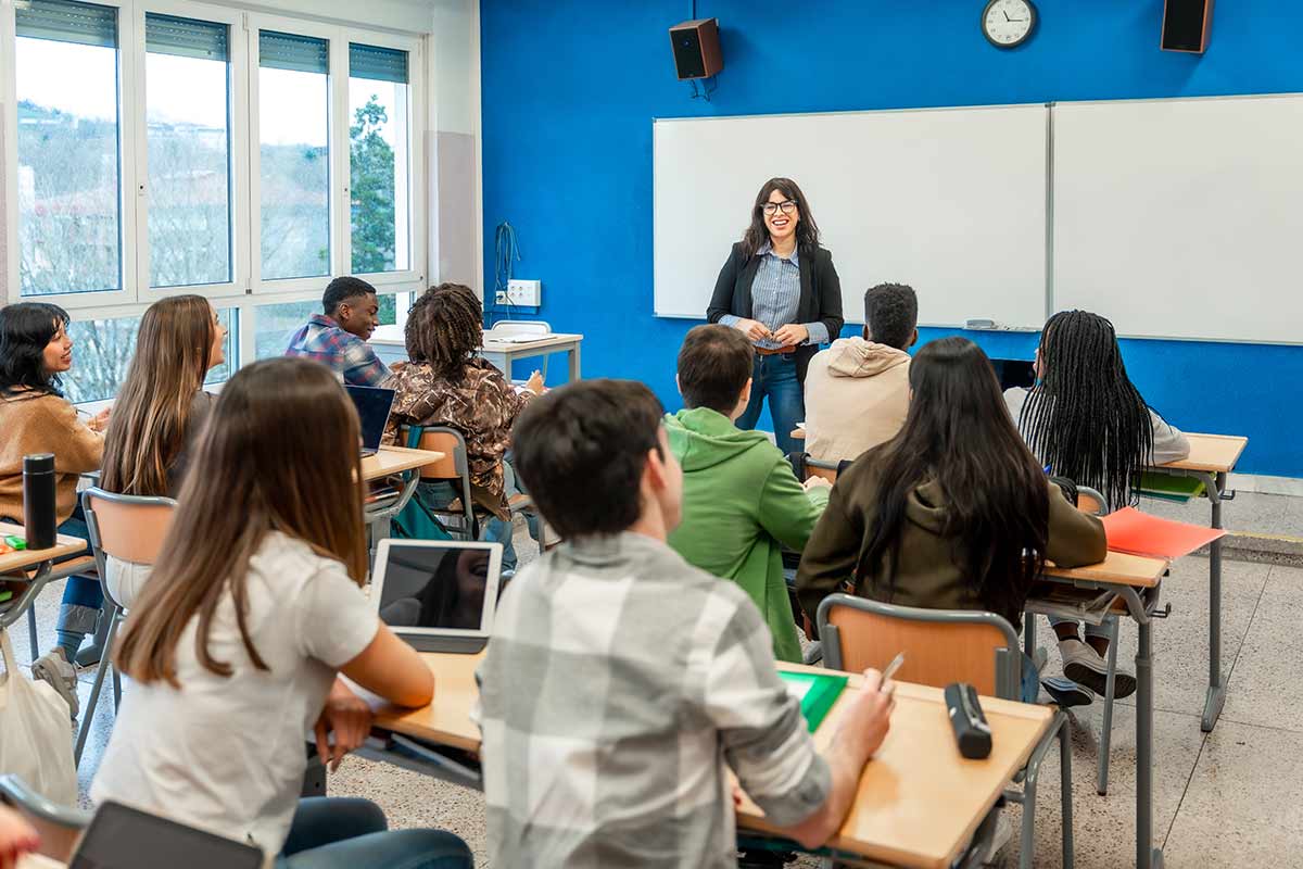 Une classe préparant le bac pour à la suite devenir comptable.