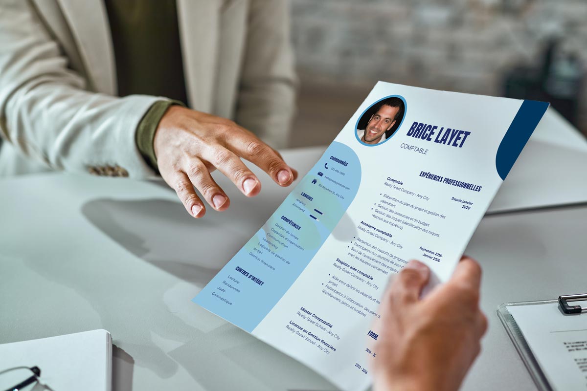 Exemple de CV BTS CG avec toutes les catégories importantes pour le recruteur