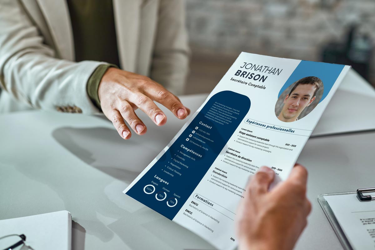 Un CV TP Secrétaire Comptable pour un entretien