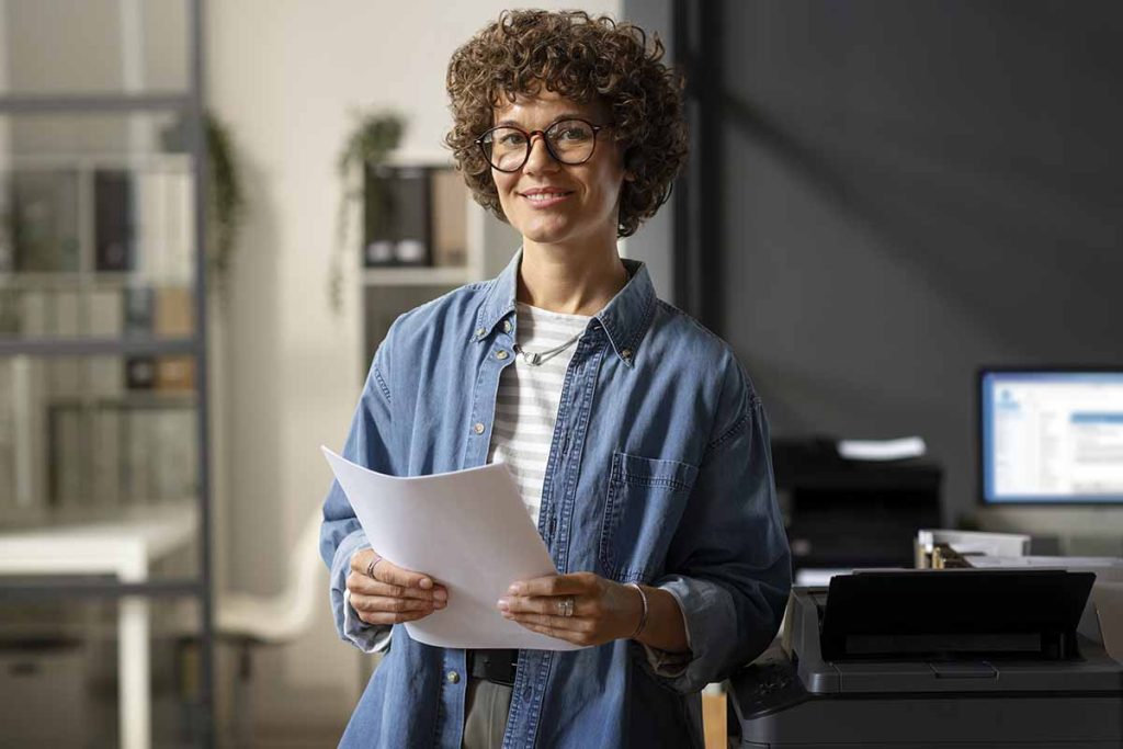 Une candidate postule avec son CV de gestionnaire comptable et fiscal